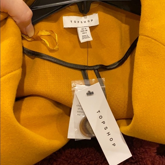 TOPSHOP CARLY OVERSIZED COAT NWT - Picture 9 of 11